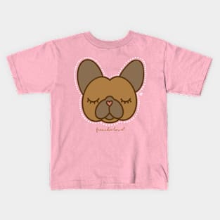 Frenchie dreams Kids T-Shirt